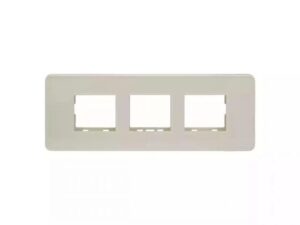 enGem 6 module grid frame + 6 Module Cover White | L&T