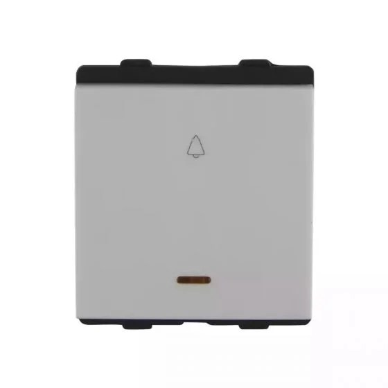 englaze 10A bell push with ind 2M | L&T