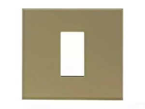 englaze 1 module Glass plate C Gold | L&T