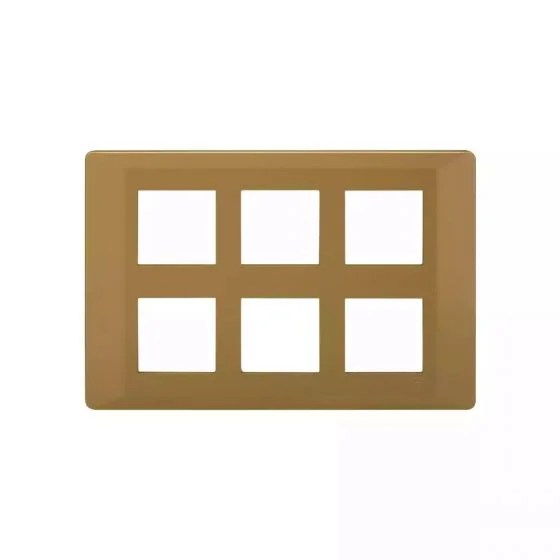 entice12moduleplate-goldrush_cb91112fu11_front.jpg entice 12 module plate- Gold Rush | L&T