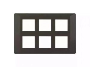 entice 12 module plate- Metallic Grey | L&T