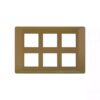 entice 12 module plate- Rustic Gold | L&T