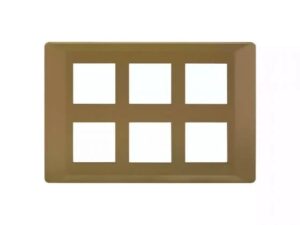 entice 12 module plate- Rustic Gold | L&T