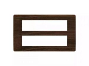 entice 16 module plate- Cinnamon Wood | L&T