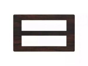 entice 16 module plate- Dark Chocolate Wood | L&T