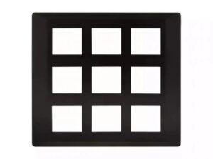 entice 18 module plate- Black Beauty | L&T