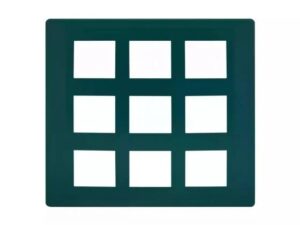 entice 18 module plate- Bottle Green | L&T