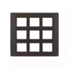 entice 18 module plate- Charcoal Grey | L&T