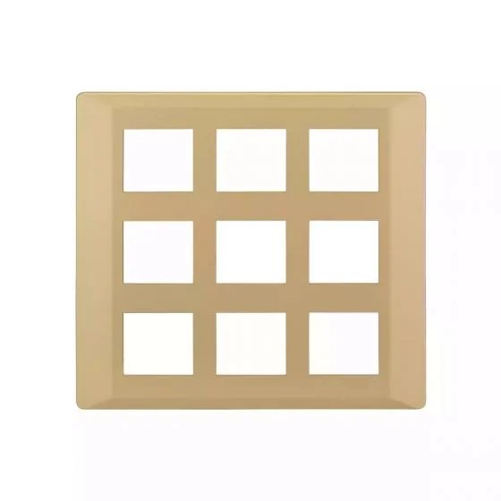 entice18moduleplate-goldrush_cb91118fu11_front.jpg entice 18 module plate- Gold Rush | L&T