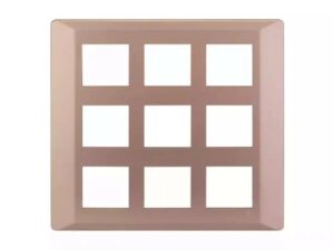 entice 18 module plate- Rose Gold | L&T
