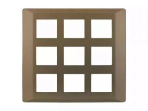 entice 18 module plate- Rustic Gold | L&T