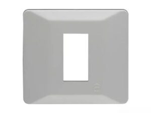 entice 1 module plate- Ice Silver | L&T