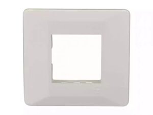 entice 1 module grid frame + 1 Module Cover White | L&T