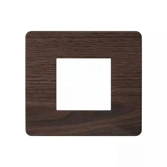 entice2moduleplate-cinnamonwood_cb91102fa12_front.jpg entice 2 module plate- Cinnamon Wood | L&T