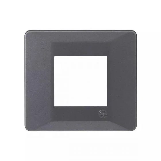 entice2moduleplate-matalicgrey_cb91102fm11_front.jpg entice 2 module plate- Metallic Grey | L&T