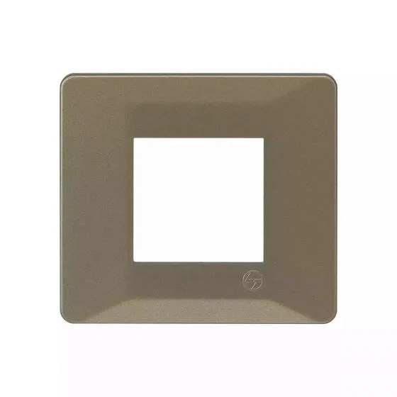 entice2moduleplate-rusticgold_cb91102fr11_front.jpg entice 2 module plate- Rustic Gold | L&T