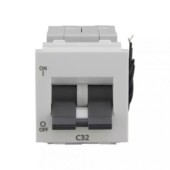 entice32adpminimcb3ka_cb91202kw32_front.jpg entice 32A DP Mini MCB 3 kA White | L&T