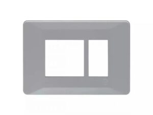 entice 3 module plate- Ice Silver | L&T