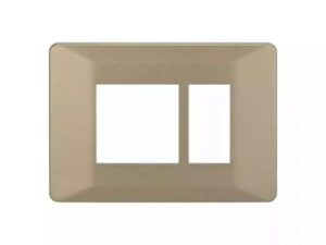 entice 3 module plate- Rustic Gold | L&T