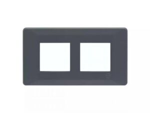 entice 4 module plate- Charcoal Grey | L&T