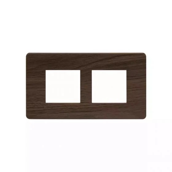 entice4moduleplate-cinnamonwood_cb91104fa12_front.jpg entice 4 module plate- Cinnamon Wood | L&T