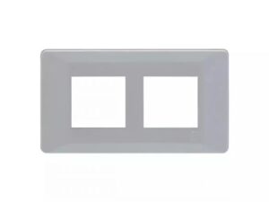 entice 4 module plate- Ice Silver | L&T
