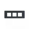 entice 6 module plate- Charcoal Grey | L&T