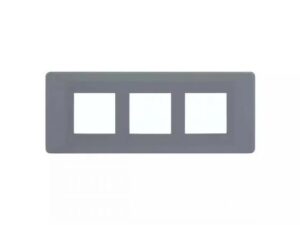 entice 6 module plate- Eco Grey | L&T