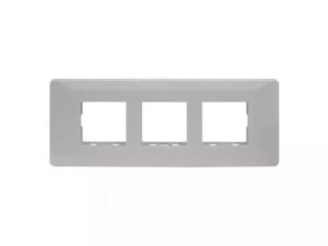 entice 6 module grid frame + 6 Module Cover White | L&T