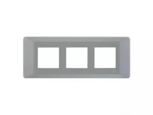 entice 6 module plate- Ice Silver | L&T