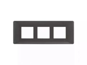 entice 6 module plate- Metallic Grey | L&T
