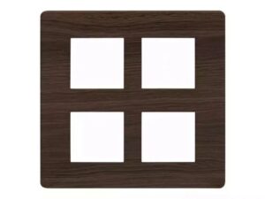 entice 8 M plate Square- Cinnamon Wood | L&T