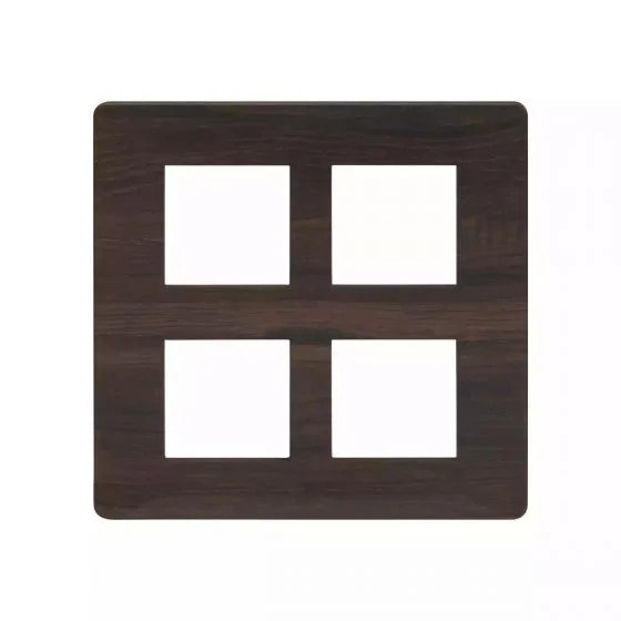 entice8mplatesquare-darkchocolatewood_cb91208fl12_front.jpg entice 8 M plate Square- Dark Chocolate Wood | L&T