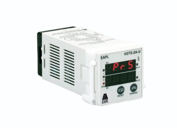 h3tx-2a-u-single-function-two-set-point-temperature-controller.jpg H3TX-2U-RS | 1set point, 2display 1Rly c/o + 1SSR, J/K/PT-100, Dimension: 48×48 EAPL