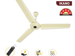 Atomberg Ikano 1400 mm BLDC Ceiling Fan with Remote Control & LED Indicators | Gloss Ivory