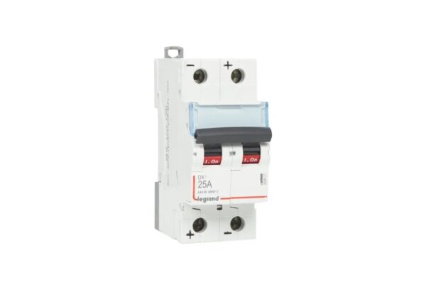DX3 2 Pole C25A DC MCB 408827 | Legrand