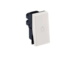 MYRIUS 6A-Switch-1 Way-with “Light” Marking-1 Module-Classic White | Legrand