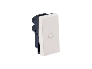 MYRIUS 6A-Bell Push-1 Way-1 Module-Classic White | Legrand