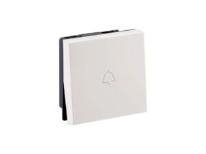 MYRIUS 6A-Bell Push-1 Way-2 Module-Classic White | Legrand