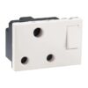 MYRIUS 16A-Switch Socket-3 Pin-3 Module-Classic White | Legrand