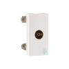 MYRIUS TV Co-axial Socket-1 Module-Anti-Bacterial-Classic White | Legrand