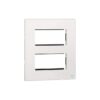 MYRIUS Cover Plate with Support Frame-2*4 Module-Anti-Bacterial-Classic White | Legrand