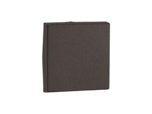 MYRIUS 10A-Switch-1 Way-2 Module-Charcoal Grey | Legrand