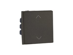 MYRIUS 10A-Switch-2 Way-2 Module-Charcoal Grey | Legrand