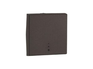 MYRIUS 10A-Switch-1 Way-with Indicator-2 Module-Charcoal Grey | Legrand