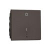 MYRIUS 20A-Switch-DP-1 Way-with Indicator-2 Module-Charcoal Grey | Legrand