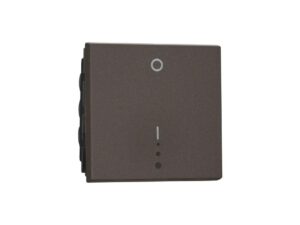 MYRIUS 20A-Switch-DP-1 Way-with Indicator-2 Module-Charcoal Grey | Legrand