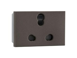 MYRIUS 6/16A-Socket-3 Module-Charcoal Grey | Legrand