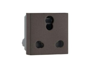 MYRIUS 6/16A-Socket-2 Module-Charcoal Grey | Legrand