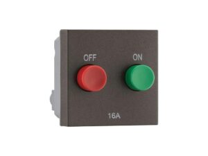 MYRIUS 16A-Motor Starter-2 Module-Charcoal Grey | Legrand